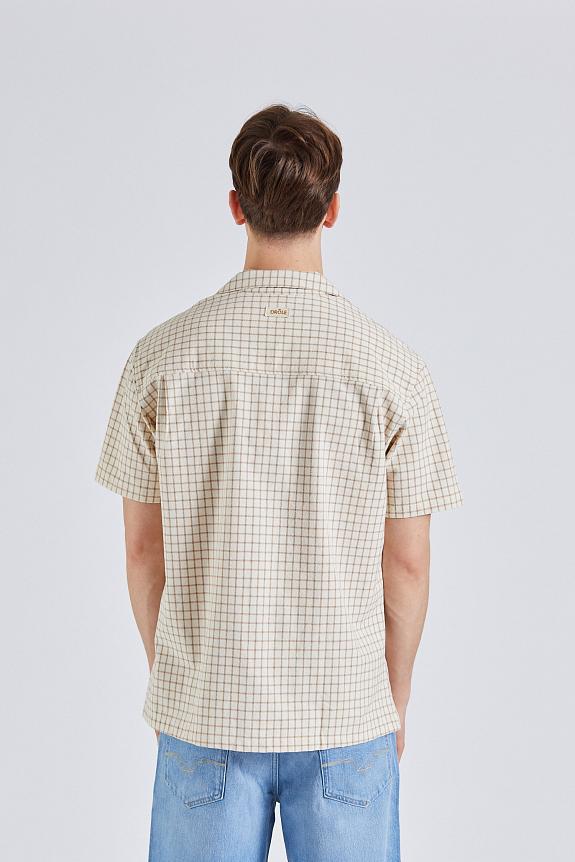 Drôle de Monsieur La Chemise Carreaux Beige